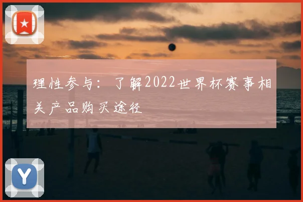 理性参与：了解2022世界杯赛事相关产品购买途径